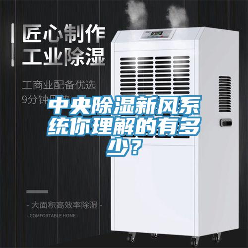 中央除濕新風(fēng)系統(tǒng)你理解的有多少？