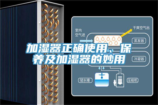 加濕器正確使用、保養(yǎng)及加濕器的妙用