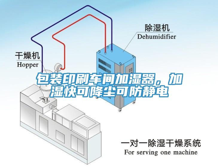包裝印刷車間加濕器，加濕快可降塵可防靜電