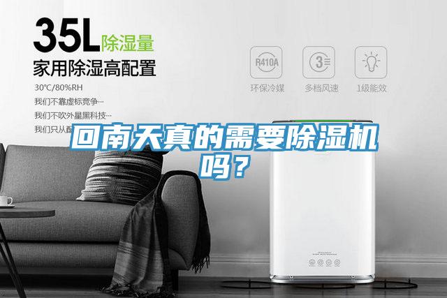 回南天真的需要除濕機嗎？