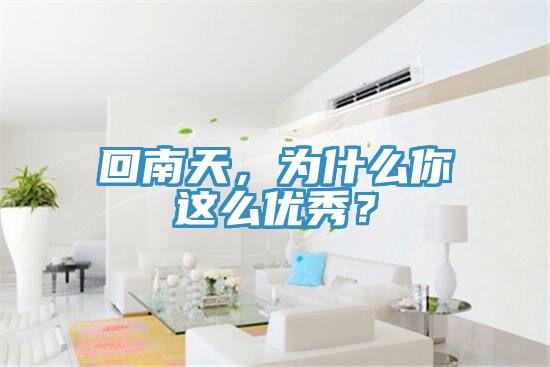 回南天，為什么你這么優(yōu)秀？