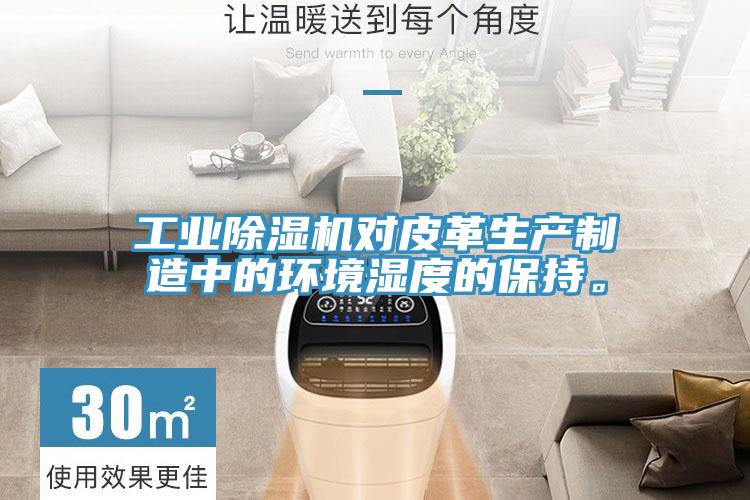 工業(yè)除濕機(jī)對皮革生產(chǎn)制造中的環(huán)境濕度的保持。