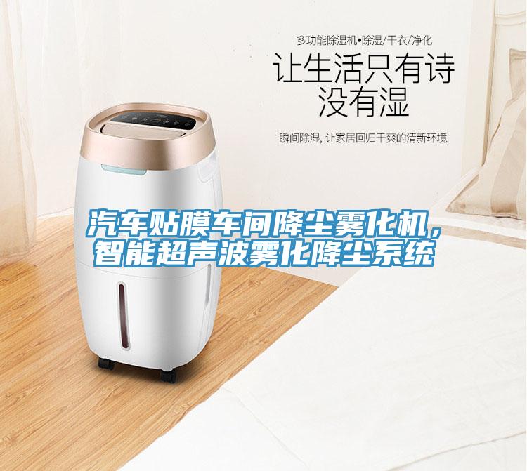 汽車貼膜車間降塵霧化機，智能超聲波霧化降塵系統(tǒng)