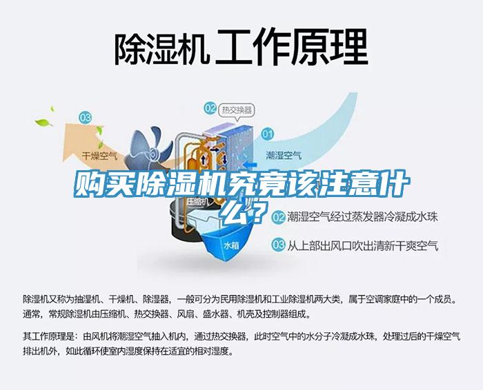 購買除濕機究竟該注意什么？