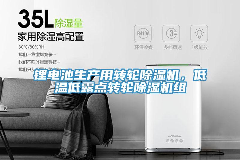 鋰電池生產(chǎn)用轉(zhuǎn)輪除濕機(jī)，低溫低露點(diǎn)轉(zhuǎn)輪除濕機(jī)組