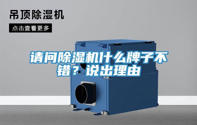 請(qǐng)問(wèn)除濕機(jī)什么牌子不錯(cuò)？說(shuō)出理由