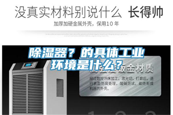 除濕器？的具體工業(yè)環(huán)境是什么？