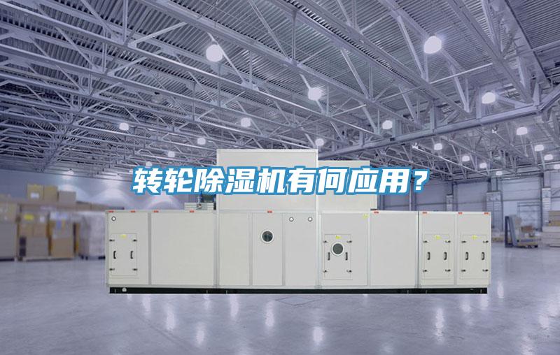 轉輪除濕機有何應用？