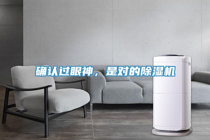 確認過眼神，是對的除濕機