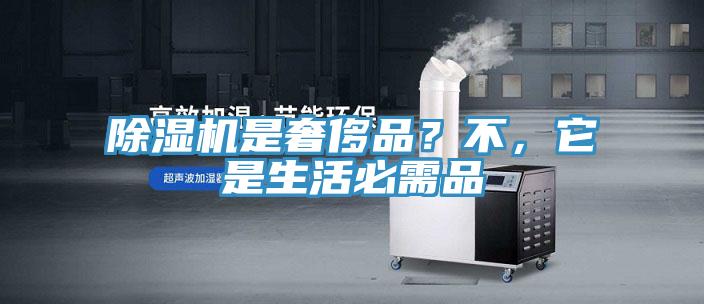 除濕機(jī)是奢侈品？不，它是生活必需品