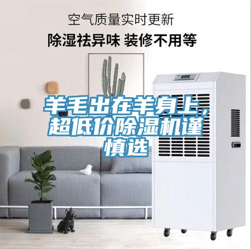 羊毛出在羊身上，超低價(jià)除濕機(jī)謹(jǐn)慎選