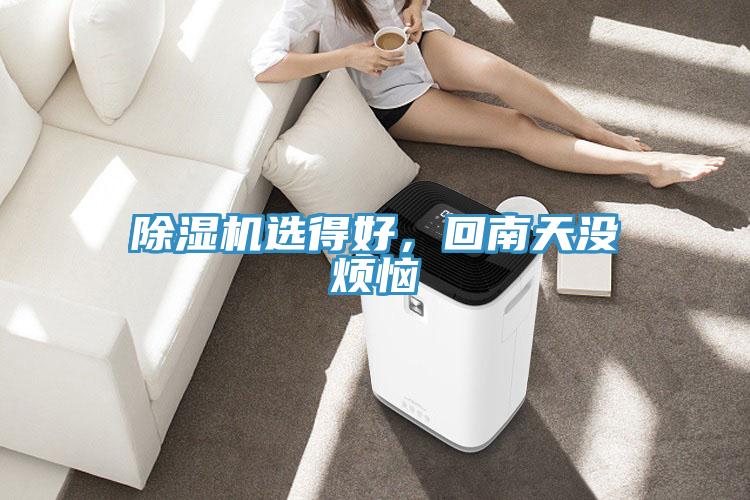 除濕機(jī)選得好，回南天沒煩惱