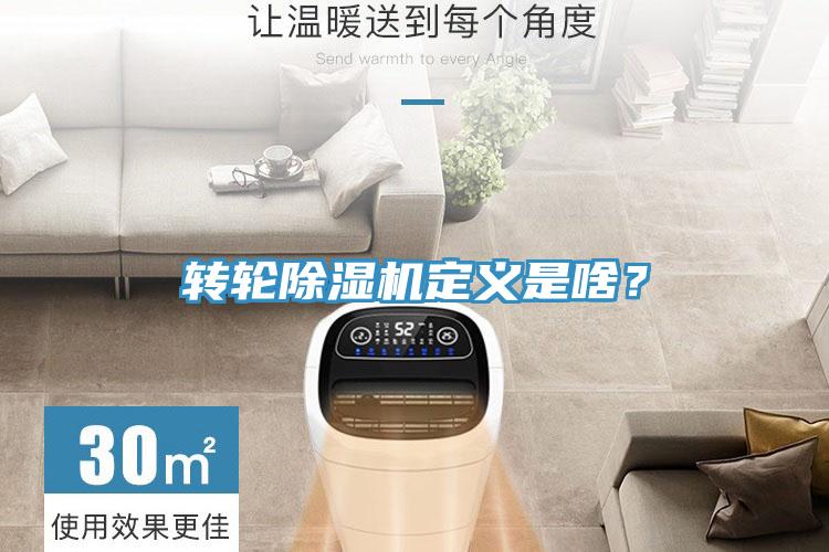 轉(zhuǎn)輪除濕機(jī)定義是啥？
