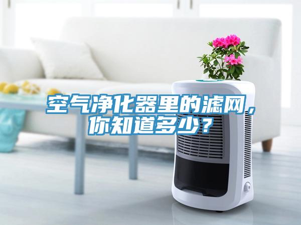 空氣凈化器里的濾網(wǎng)，你知道多少？
