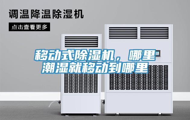 移動式除濕機，哪里潮濕就移動到哪里
