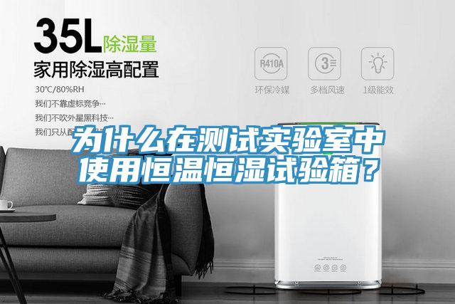 為什么在測(cè)試實(shí)驗(yàn)室中使用恒溫恒濕試驗(yàn)箱？
