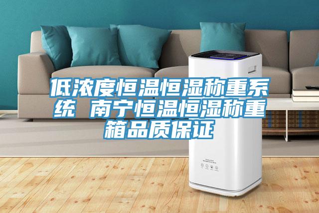 低濃度恒溫恒濕稱重系統(tǒng) 南寧恒溫恒濕稱重箱品質保證