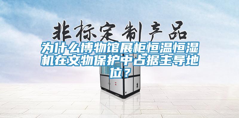為什么博物館展柜恒溫恒濕機(jī)在文物保護(hù)中占據(jù)主導(dǎo)地位？