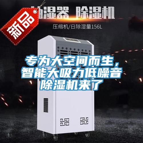 專為大空間而生，智能大吸力低噪音除濕機來了