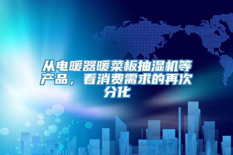 從電暖器暖菜板抽濕機等產(chǎn)品，看消費需求的再次分化