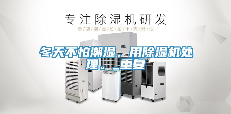 冬天不怕潮濕，用除濕機處理。_重復