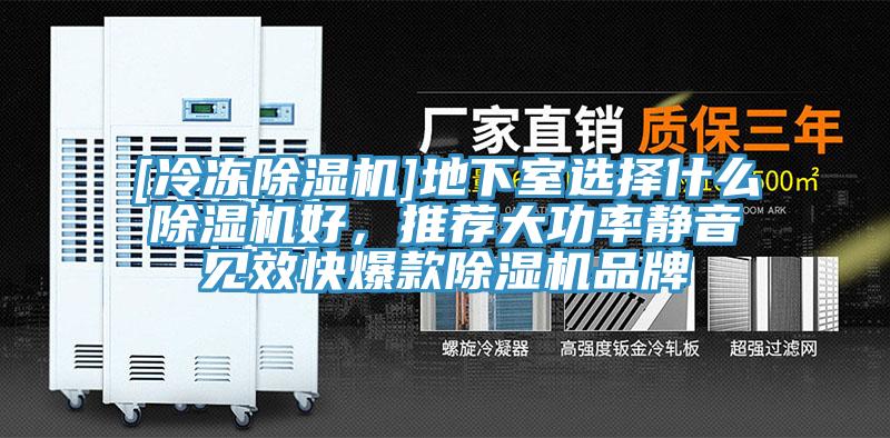 [冷凍除濕機(jī)]地下室選擇什么除濕機(jī)好，推薦大功率靜音見(jiàn)效快爆款除濕機(jī)品牌