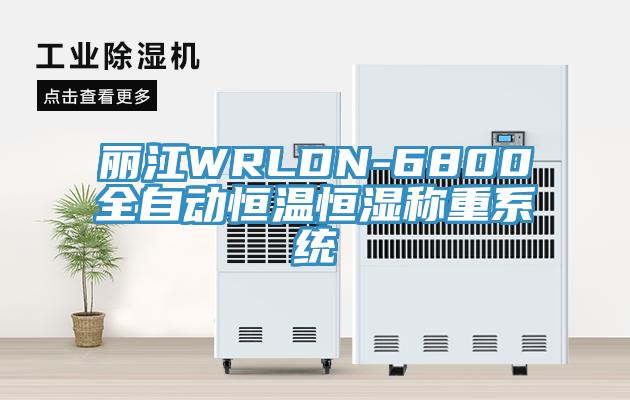 麗江WRLDN-6800全自動(dòng)恒溫恒濕稱(chēng)重系統(tǒng)