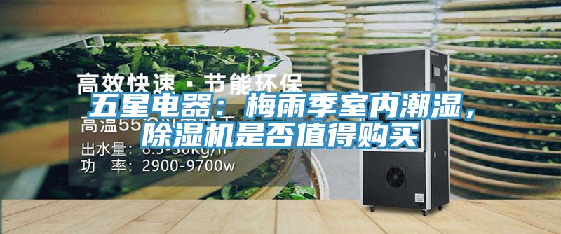 五星電器：梅雨季室內(nèi)潮濕，除濕機是否值得購買