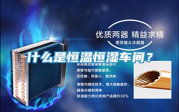 什么是恒溫恒濕車間？