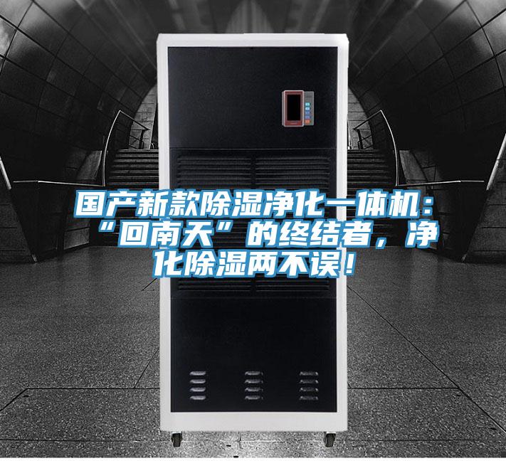 國(guó)產(chǎn)新款除濕凈化一體機(jī)：“回南天”的終結(jié)者，凈化除濕兩不誤！