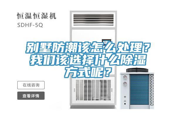 別墅防潮該怎么處理？我們?cè)撨x擇什么除濕方式呢？