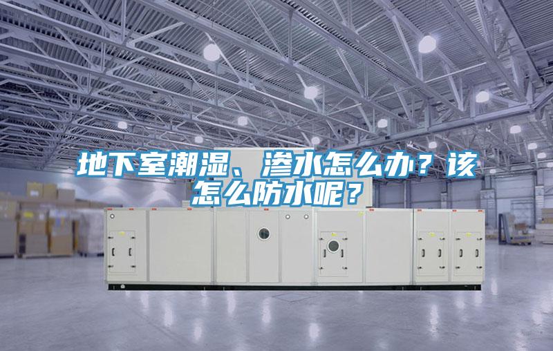 地下室潮濕、滲水怎么辦？該怎么防水呢？