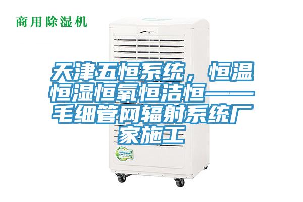 天津五恒系統(tǒng)，恒溫恒濕恒氧恒潔恒——毛細(xì)管網(wǎng)輻射系統(tǒng)廠家施工