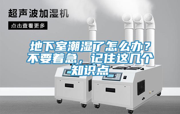 地下室潮濕了怎么辦？不要著急，記住這幾個(gè)知識(shí)點(diǎn)