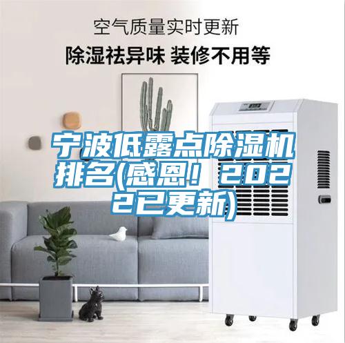 寧波低露點(diǎn)除濕機(jī)排名(感恩！2022已更新)