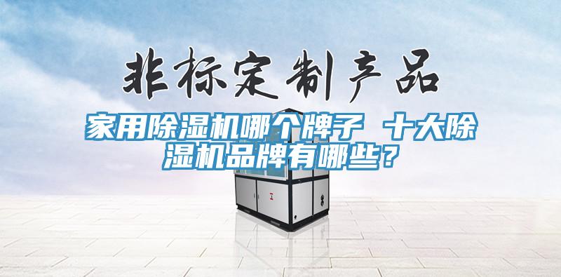 家用除濕機哪個牌子 十大除濕機品牌有哪些？