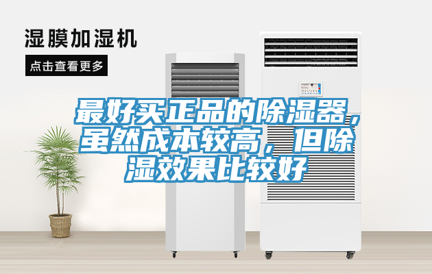 最好買正品的除濕器，雖然成本較高，但除濕效果比較好