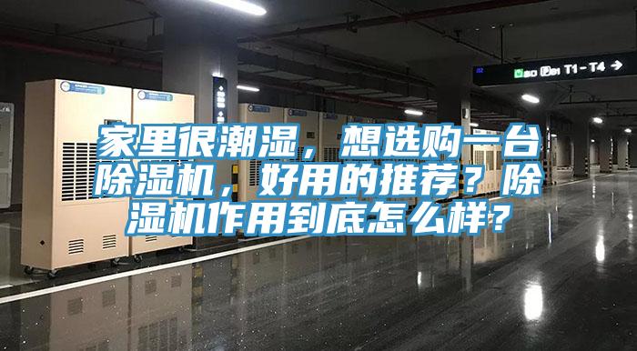 家里很潮濕，想選購一臺除濕機，好用的推薦？除濕機作用到底怎么樣？