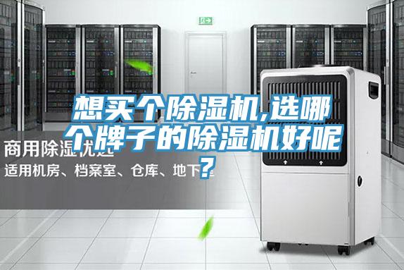 想買個除濕機,選哪個牌子的除濕機好呢？