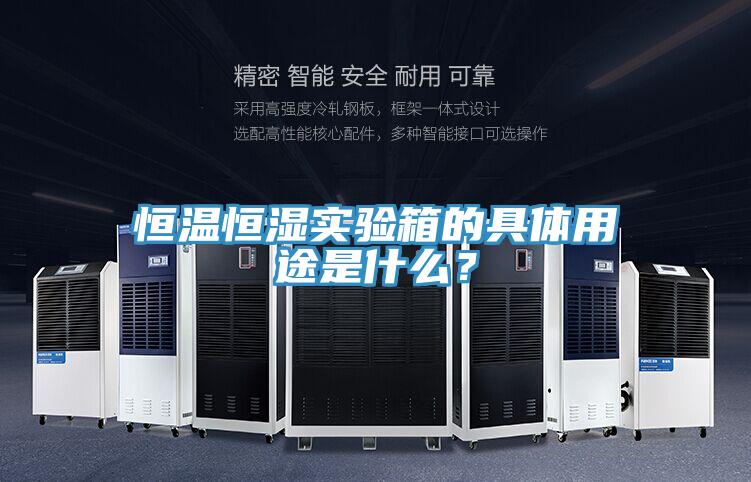 恒溫恒濕實(shí)驗(yàn)箱的具體用途是什么？