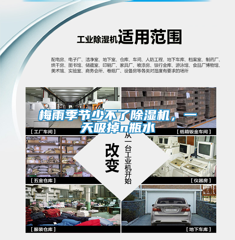 梅雨季節(jié)少不了除濕機，一天吸掉n瓶水