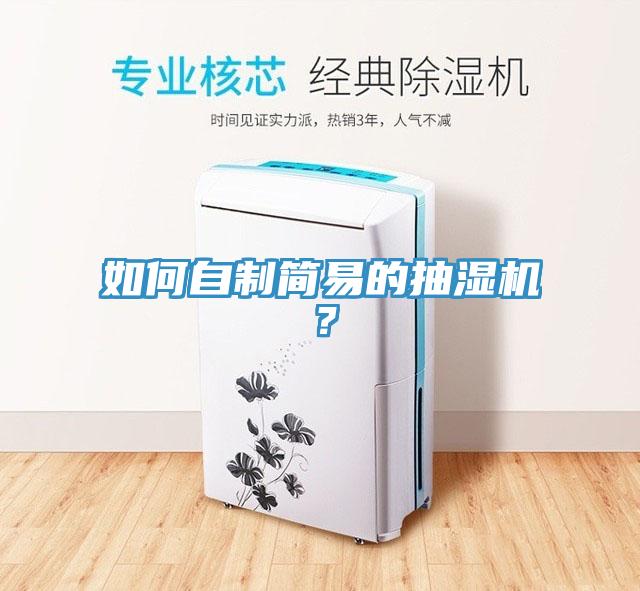 如何自制簡(jiǎn)易的抽濕機(jī)？