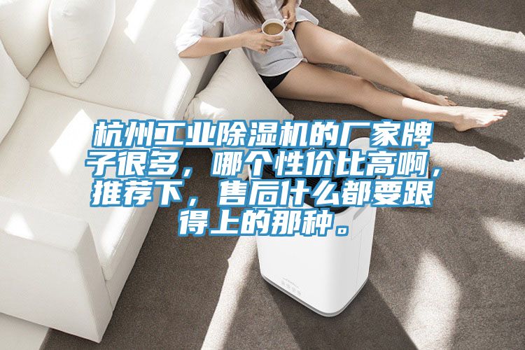 杭州工業(yè)除濕機(jī)的廠家牌子很多，哪個(gè)性價(jià)比高啊，推薦下，售后什么都要跟得上的那種。