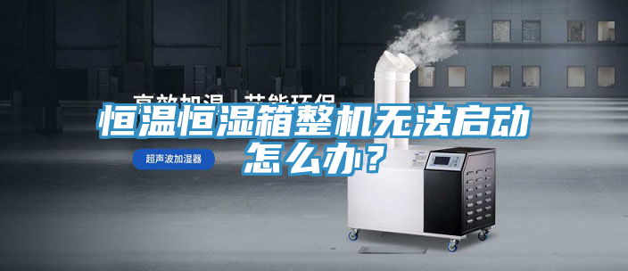 恒溫恒濕箱整機(jī)無法啟動怎么辦？