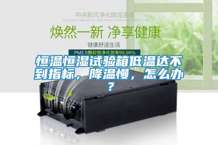 恒溫恒濕試驗箱低溫達不到指標，降溫慢，怎么辦？