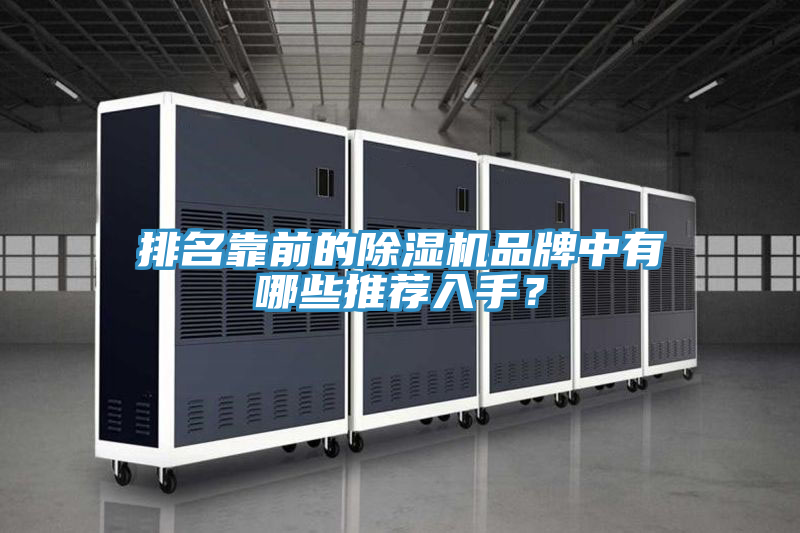 排名靠前的除濕機品牌中有哪些推薦入手？