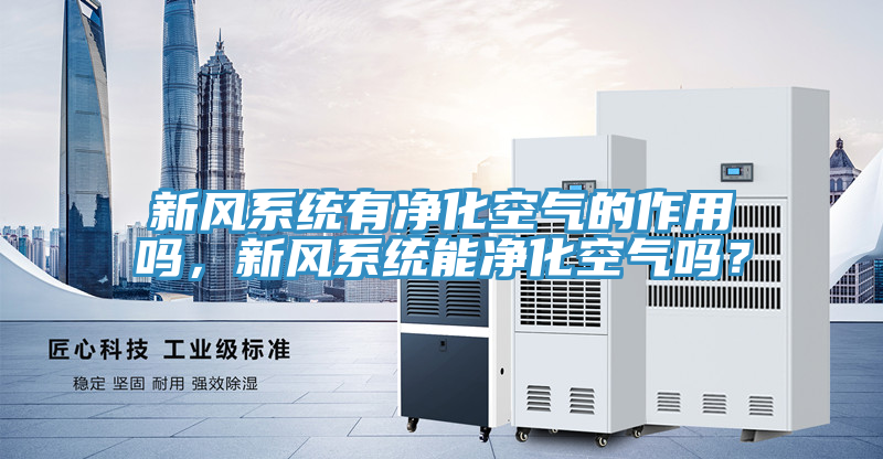 新風(fēng)系統(tǒng)有凈化空氣的作用嗎，新風(fēng)系統(tǒng)能凈化空氣嗎？