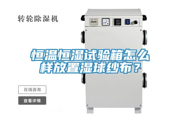 恒溫恒濕試驗箱怎么樣放置濕球紗布？