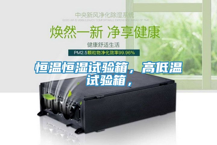恒溫恒濕試驗箱，高低溫試驗箱，