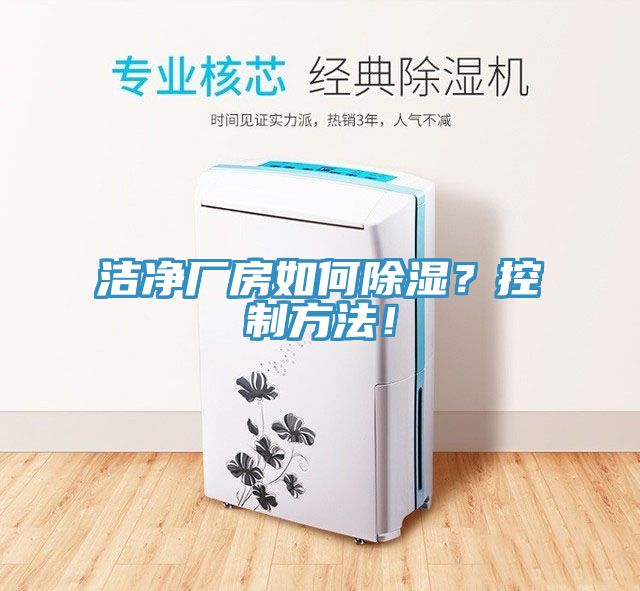潔凈廠房如何除濕？控制方法！